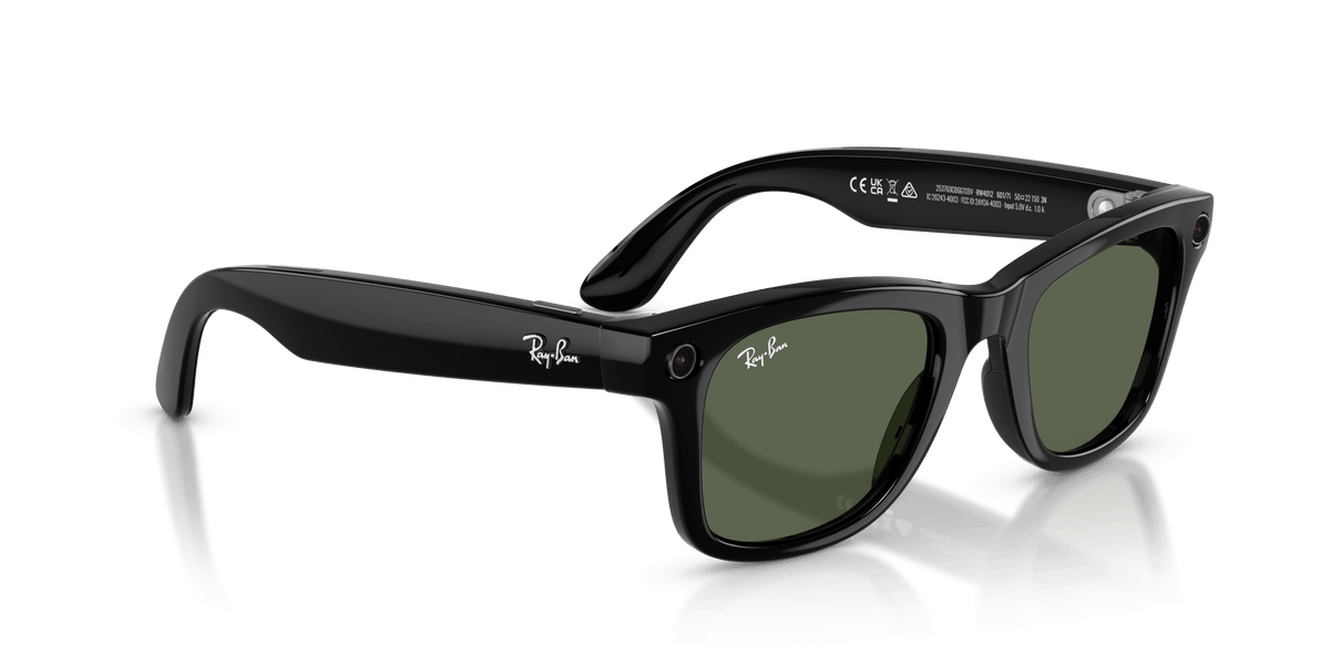 Glanzend Zwart · G-15 Groen | schuin achteraanzicht | AI-OPTICS.nl