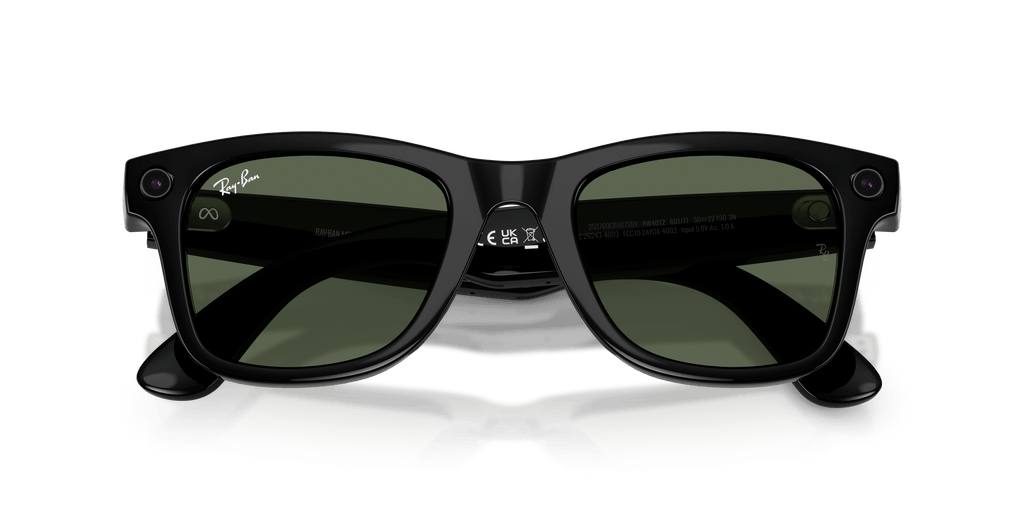 Glanzend Zwart · G-15 Groen | gevouwen / achterzijde | AI-OPTICS.nl