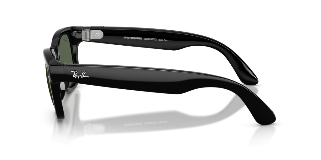 Glanzend Zwart · G-15 Groen | zijaanzicht | AI-OPTICS.nl