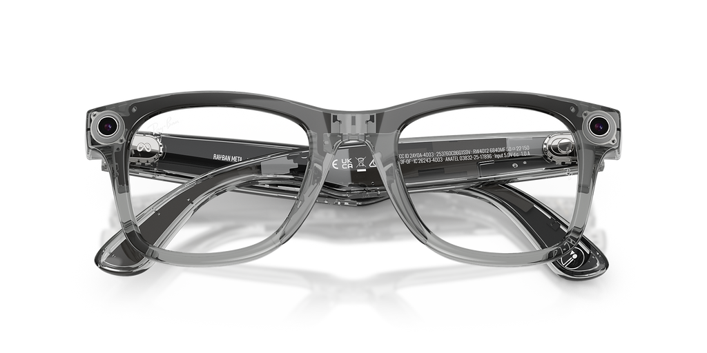 Transparant Grijs · Transitions Sapphire | gevouwen / achterzijde | AI-OPTICS.nl