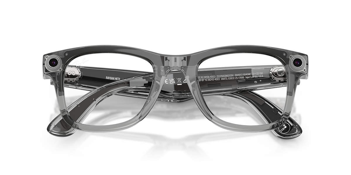 Transparant Grijs · Transitions Sapphire | gevouwen / achterzijde | AI-OPTICS.nl