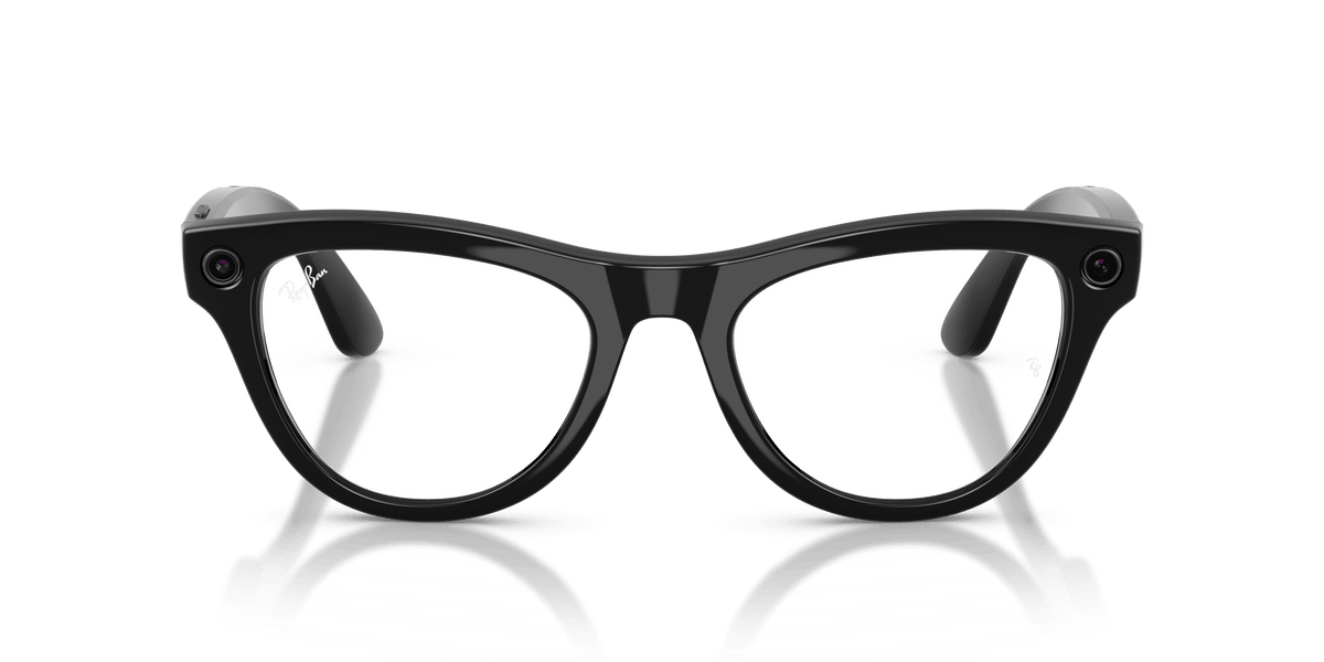 Glanzend Zwart · Transitions Amethist | vooraanzicht | AI-OPTICS.nl