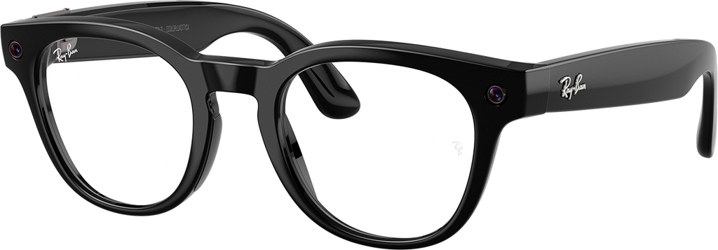 Glanzend Zwart · Demo-brillenglas | vooraanzicht | AI-OPTICS.nl