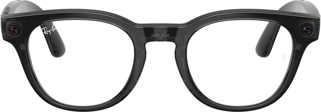 Glanzend Transparant Zwart · Demo-brillenglas | productfoto 2 | AI-OPTICS.nl