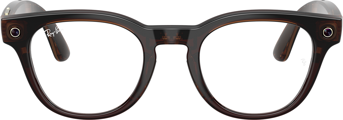 Glanzend Transparant Umber · Demo-brillenglas | productfoto 2 | AI-OPTICS.nl