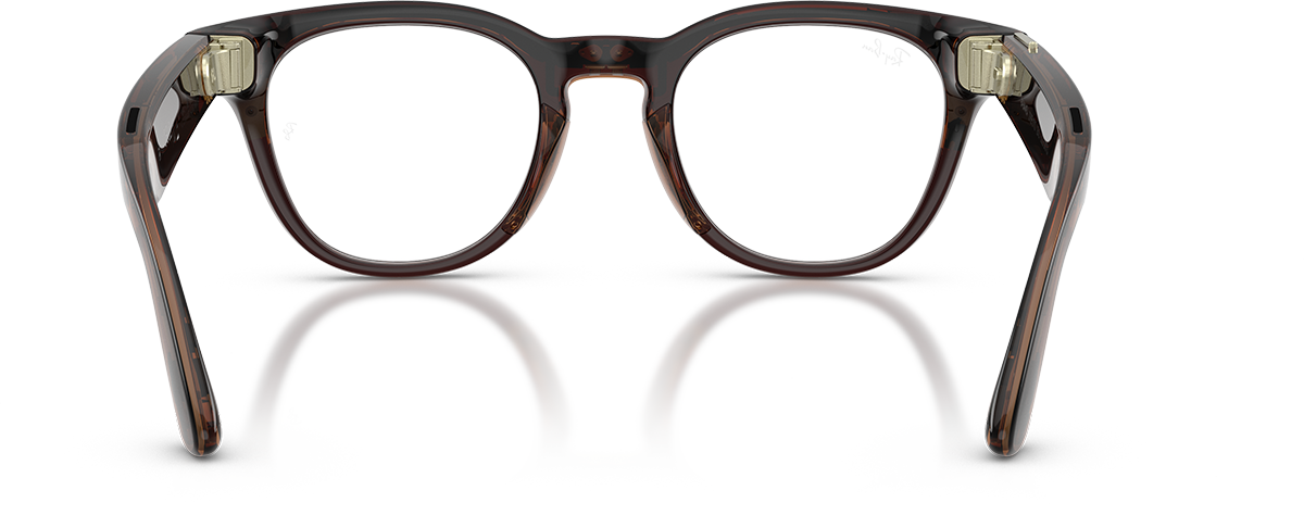 Glanzend Transparant Umber · Demo-brillenglas | productfoto 4 | AI-OPTICS.nl