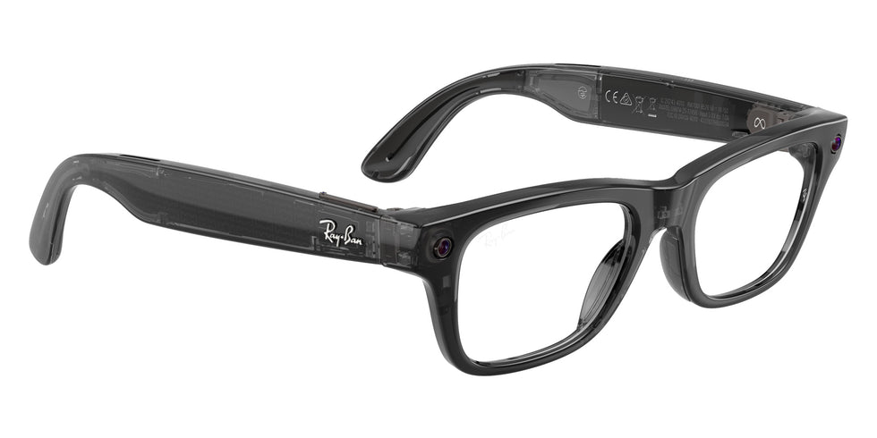 Glanzend Transparant Zwart · Clear | productfoto 5 | AI-OPTICS.nl