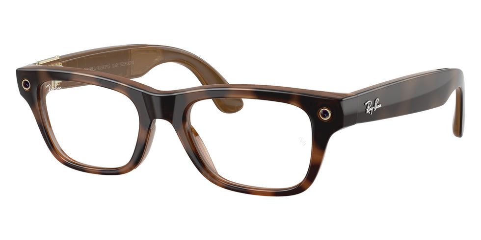 Glanzend Havana · Clear | productfoto 2 | AI-OPTICS.nl