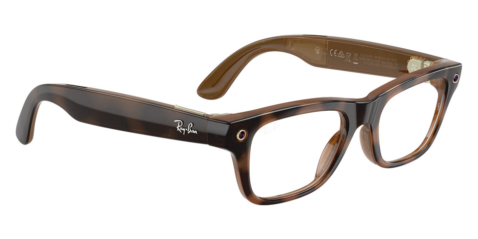 Glanzend Havana · Clear | productfoto 5 | AI-OPTICS.nl