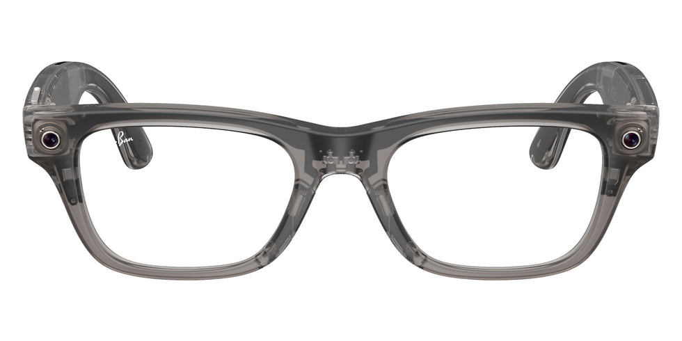 Mat Transparant Ice Grey · Clear | vooraanzicht | AI-OPTICS.nl