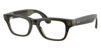 Glanzend Transparant Dark Olive · Clear | productfoto 2 | AI-OPTICS.nl