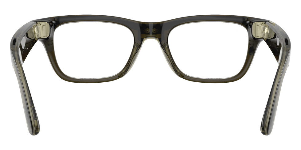 Glanzend Transparant Dark Olive · Clear | productfoto 4 | AI-OPTICS.nl